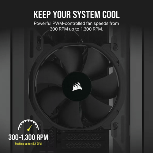 Corsair SP120 Elite Black 120mm PWM Cabinet Fan (Single Pack)